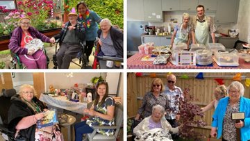 Chair of Burntwood Town Council joins ‘Celebrating Together’ event at Chaseview Care Home